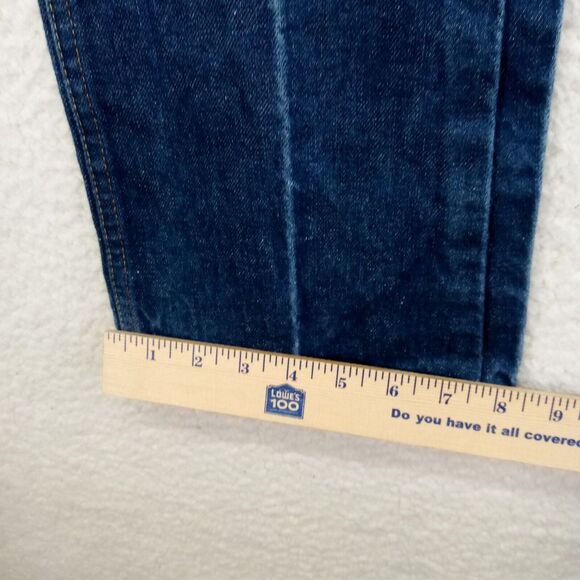 VTG Cowden Jeans Womens 30M (29x34) Highrise USA Cotton‎ Dark Denim Boot - Picture 10 of 11